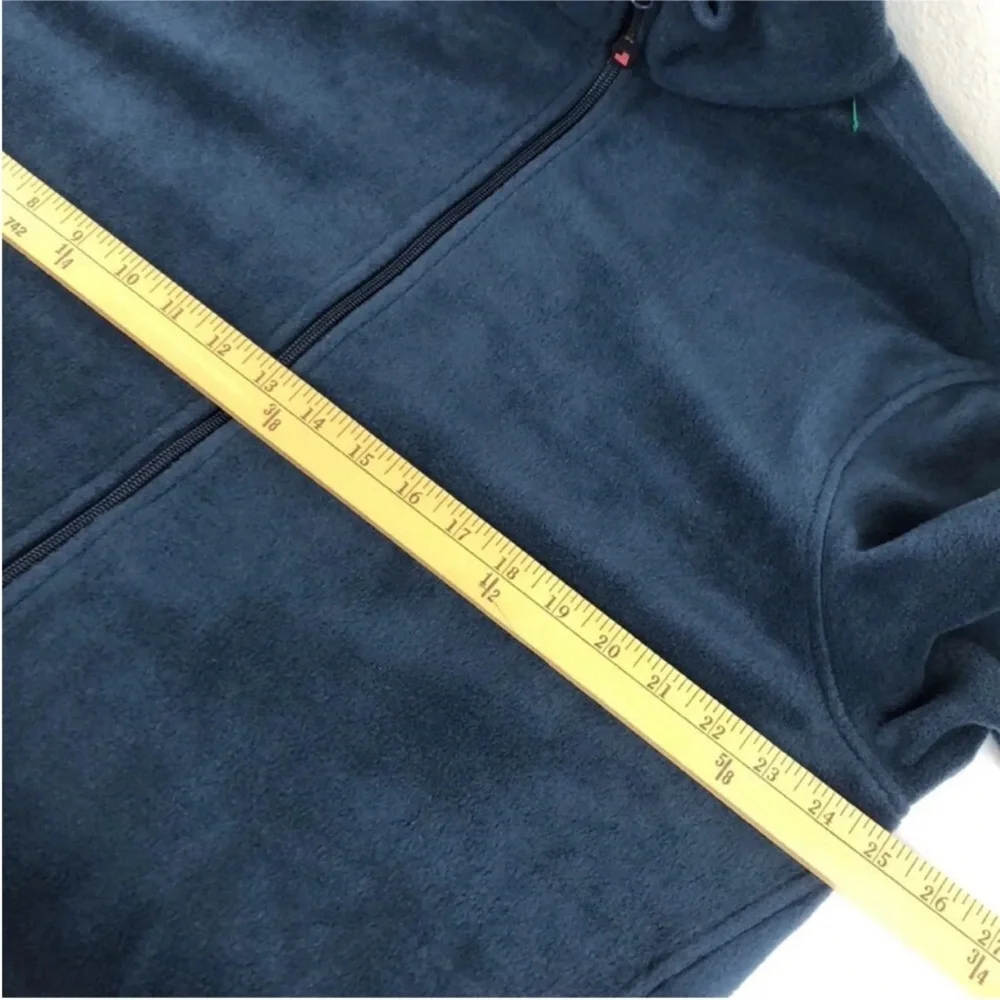 Woolrich Jacket Blue Fleece Full Zip Long Sleeves Men’s Size Large